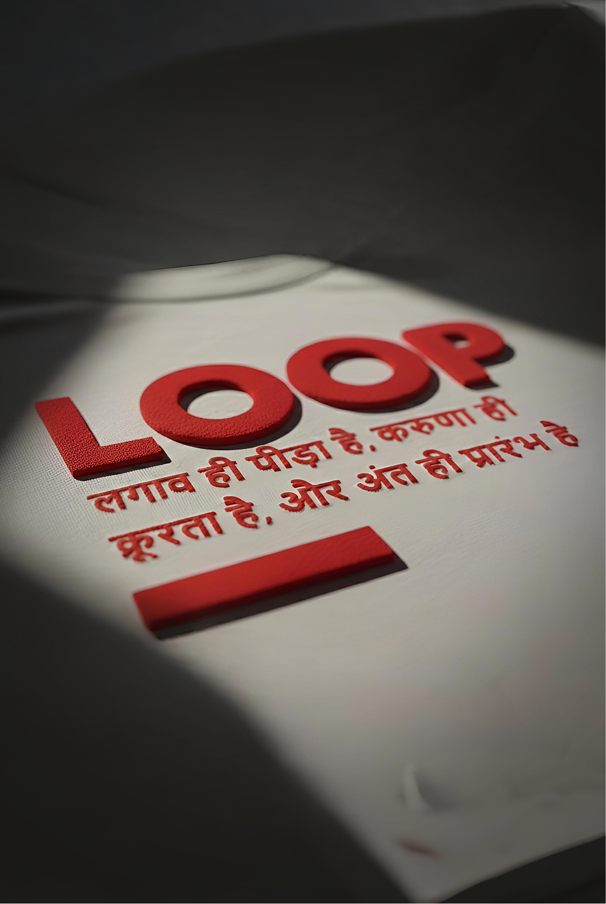 The Happy Loop - Pocket TEE White